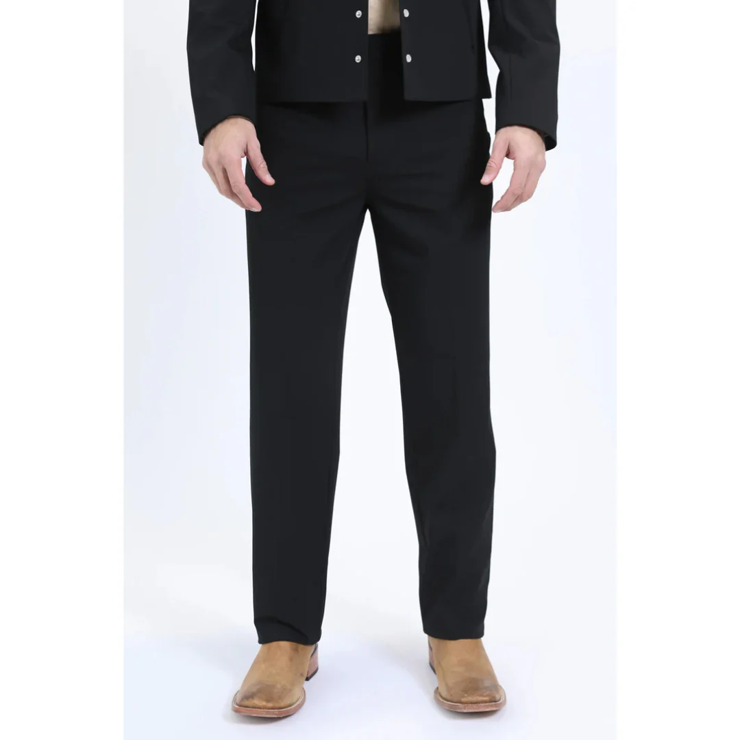 Men’s Platini Western-Style Sport Suit in Black - Image 4