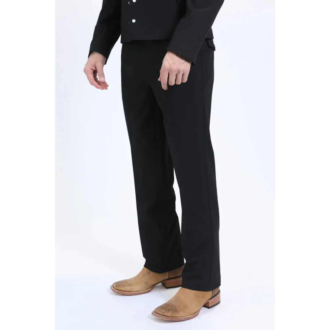 Men’s Platini Western-Style Sport Suit in Black - Image 5