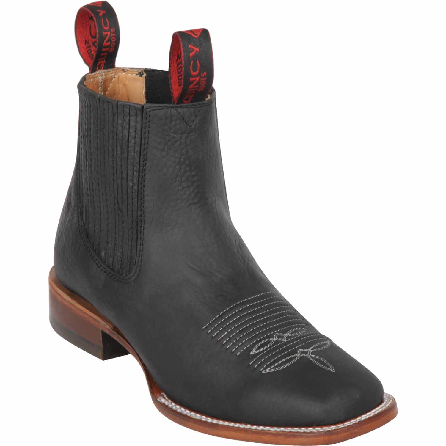 Men's Quincy Wide Square Toe Ankle Boot Q82B2705 - Image 2