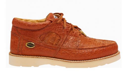 Men's Wild West Boots Caiman and Ostrich Skin Shoe 2ZA050203 - Image 7