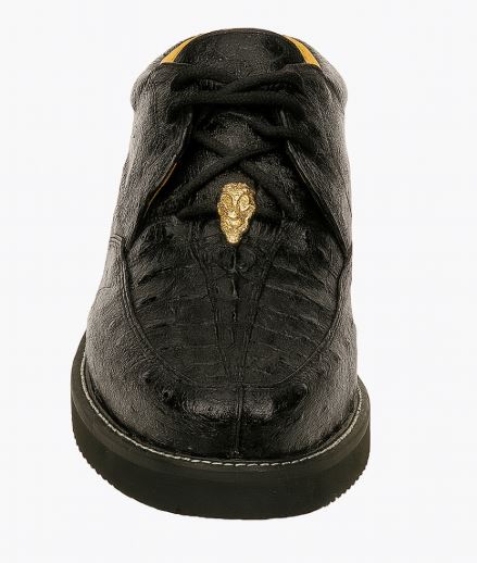 Men's Wild West Boots Caiman and Ostrich Skin Shoe 2ZA050205 - Image 4