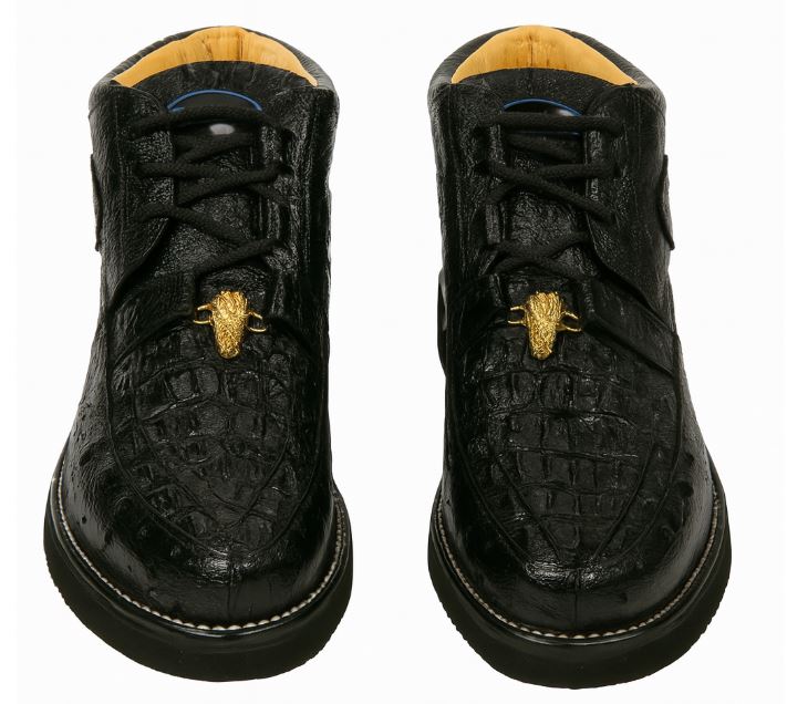 Men's Wild West Boots Caiman and Ostrich Skin Shoe 2ZA050205 - Image 5