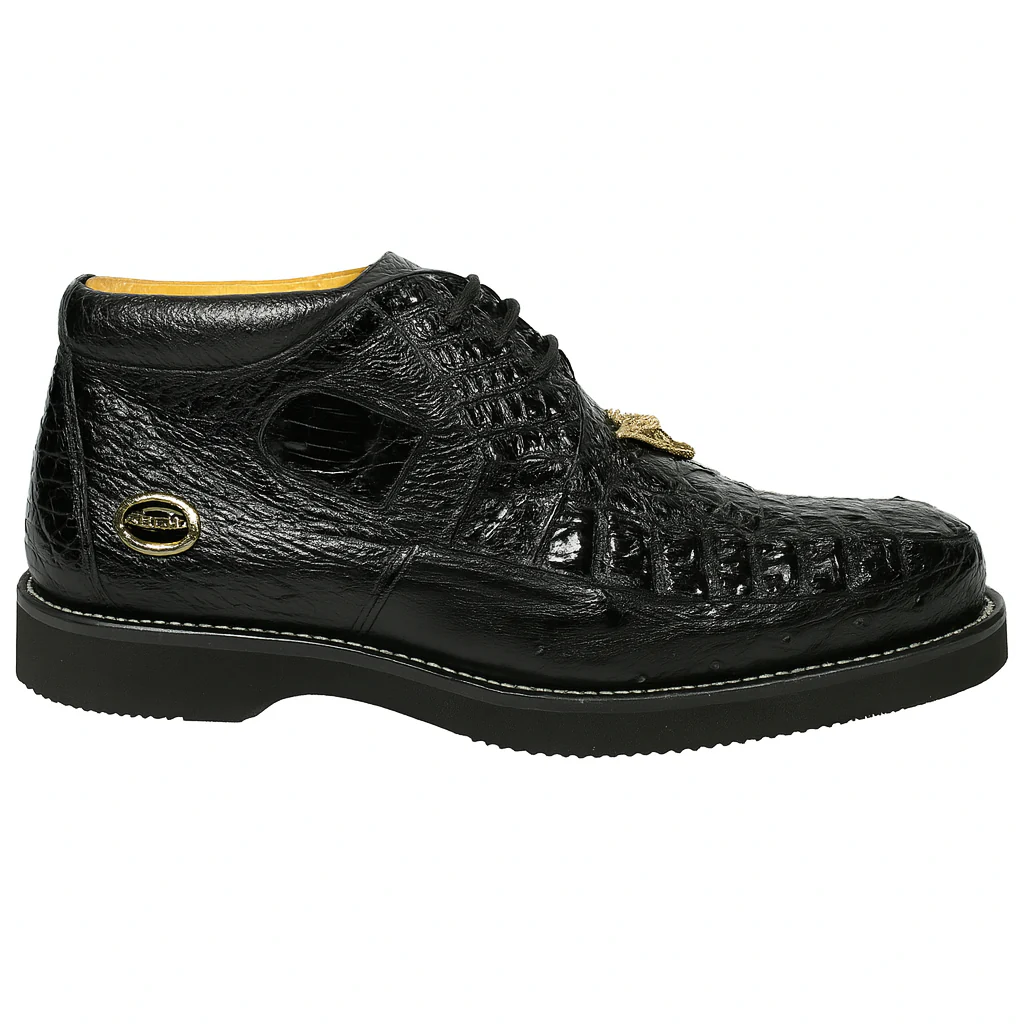 Men's Wild West Boots Caiman and Ostrich Skin Shoe 2ZA050205 - Image 8