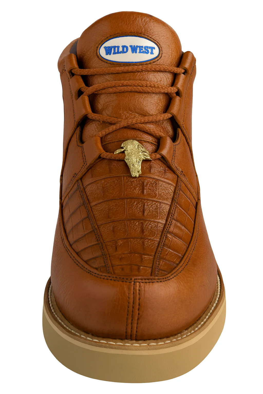 Men's Wild West Boots Caiman and Smooth Ostrich Skin Shoe 2ZA052803 - Image 9