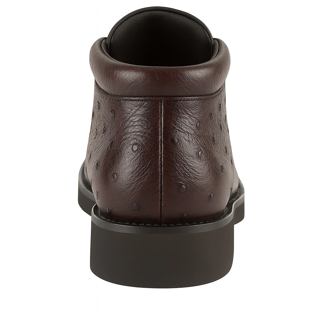 Men's Wild West Boots Caiman and Smooth Ostrich Skin Shoe 2ZA052818 - Image 2