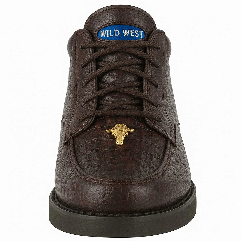 Men's Wild West Boots Caiman and Smooth Ostrich Skin Shoe 2ZA052818 - Image 3