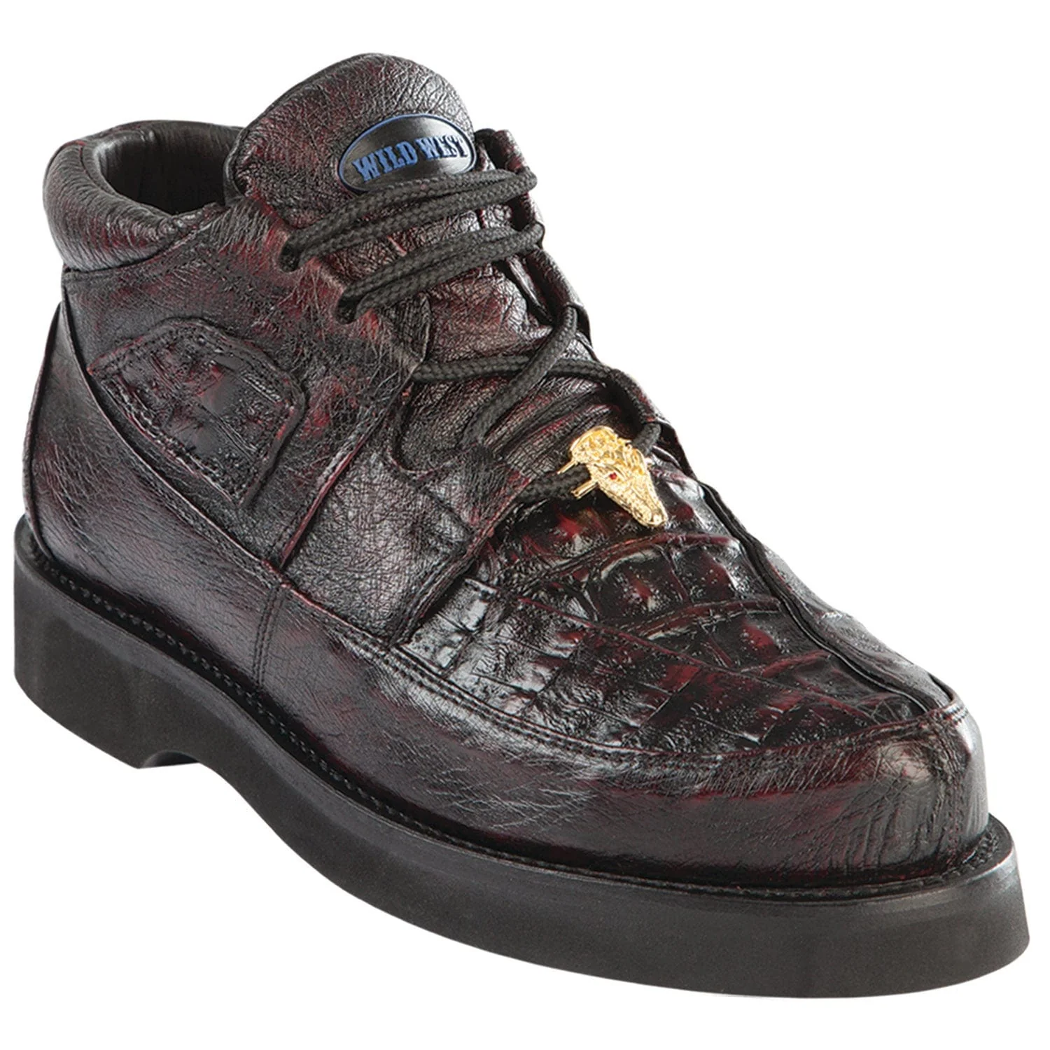 Men's Wild West Boots Caiman and Smooth Ostrich Skin Shoe 2ZA052818 - Image 8