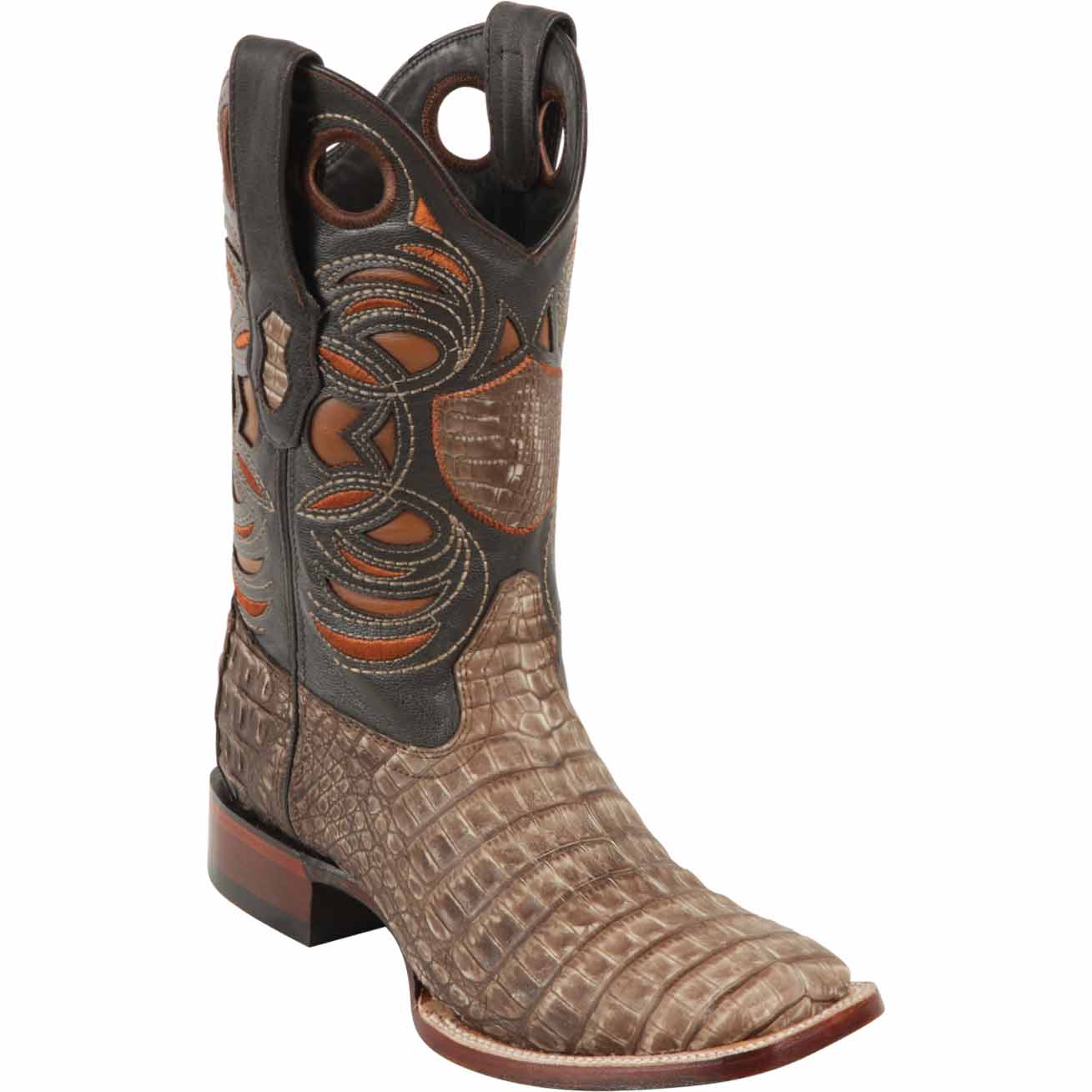 Men's Wild West Caiman Belly Ranch Toe Boots 282482 - Image 3