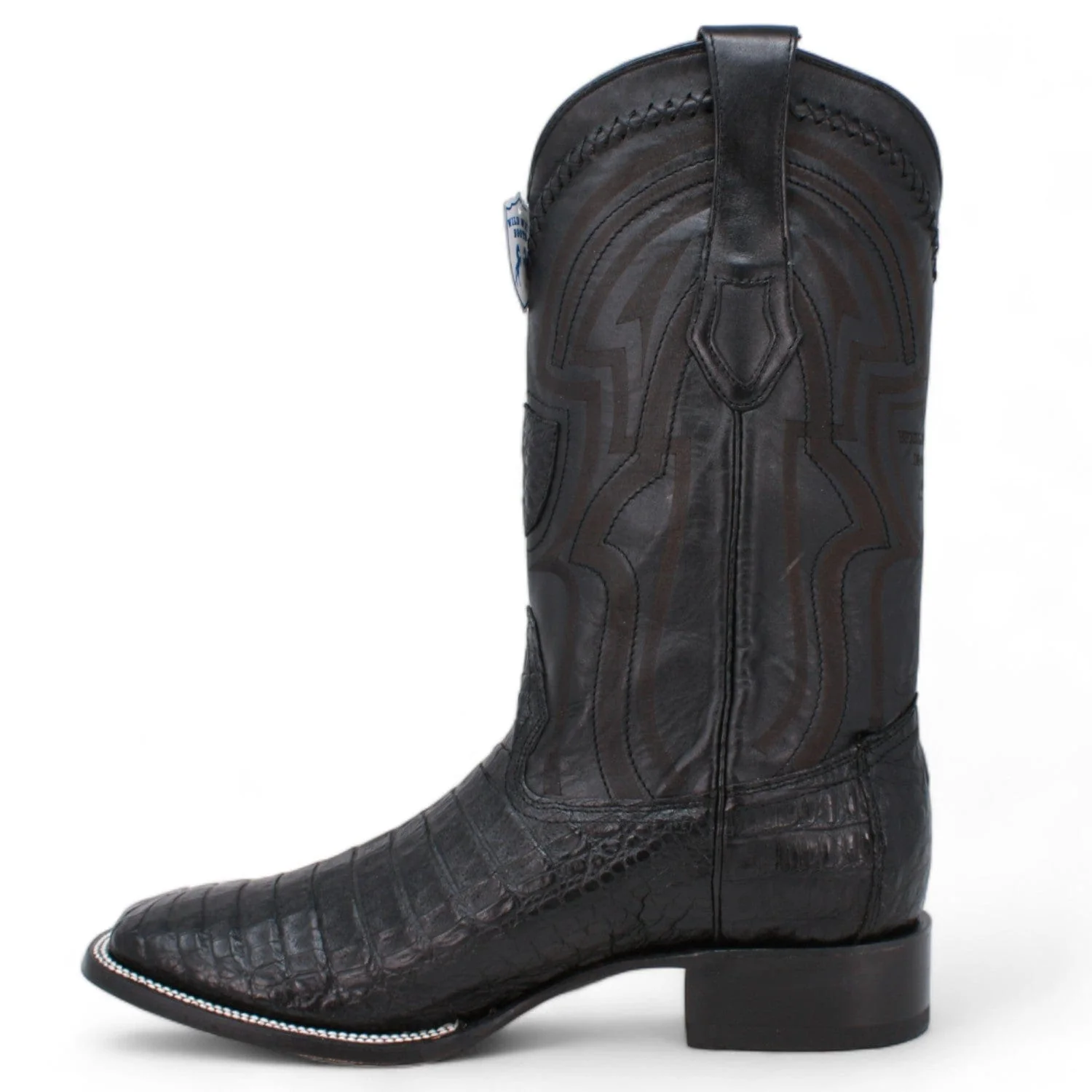 Men's Wild West Caiman Belly Ranch Toe Boots 2824L82 - Image 2