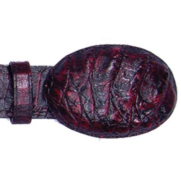 Men's Wild West Caiman Belly Skin Cowboy Belt 2C118218 - Image 3