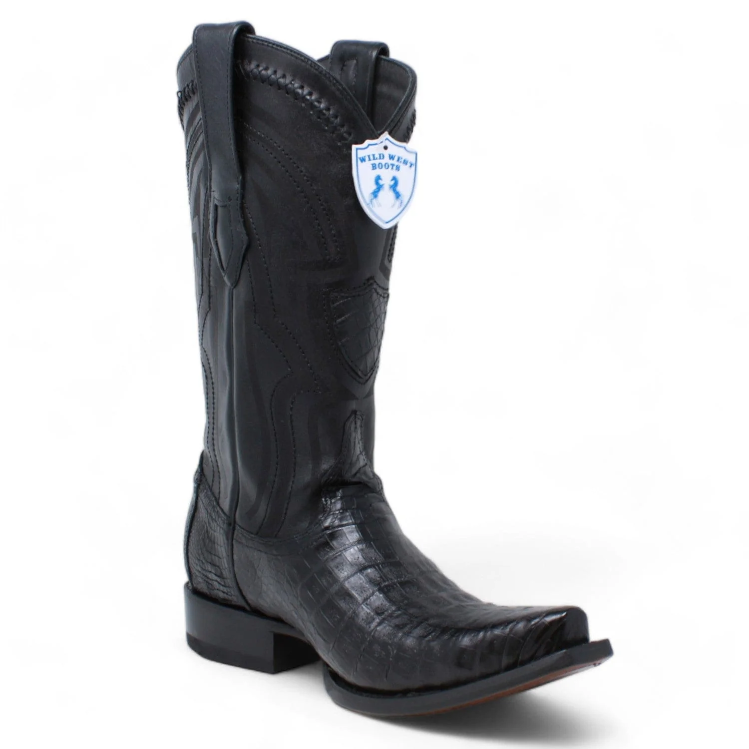 Men's Wild West Caiman Belly Skin Snip Toe Boot 294L8205 - Image 2