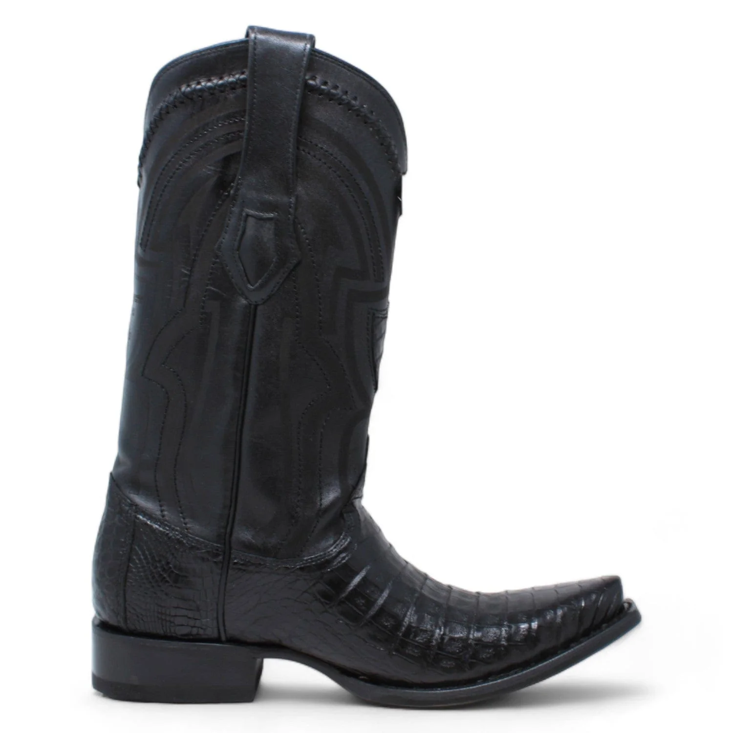 Men's Wild West Caiman Belly Skin Snip Toe Boot 294L8205 - Image 4