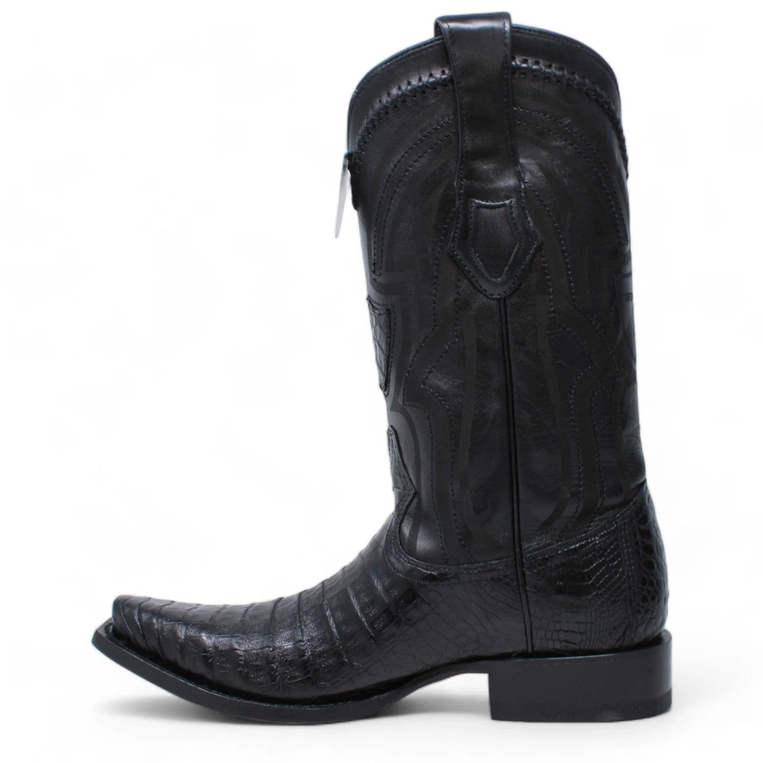 Men's Wild West Caiman Belly Skin Snip Toe Boot 294L8205 - Image 5