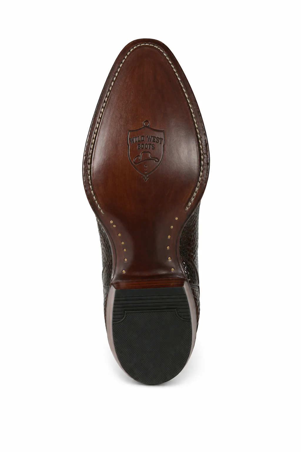 Mens Wild West Python Skin J-Toe Boots - Image 11