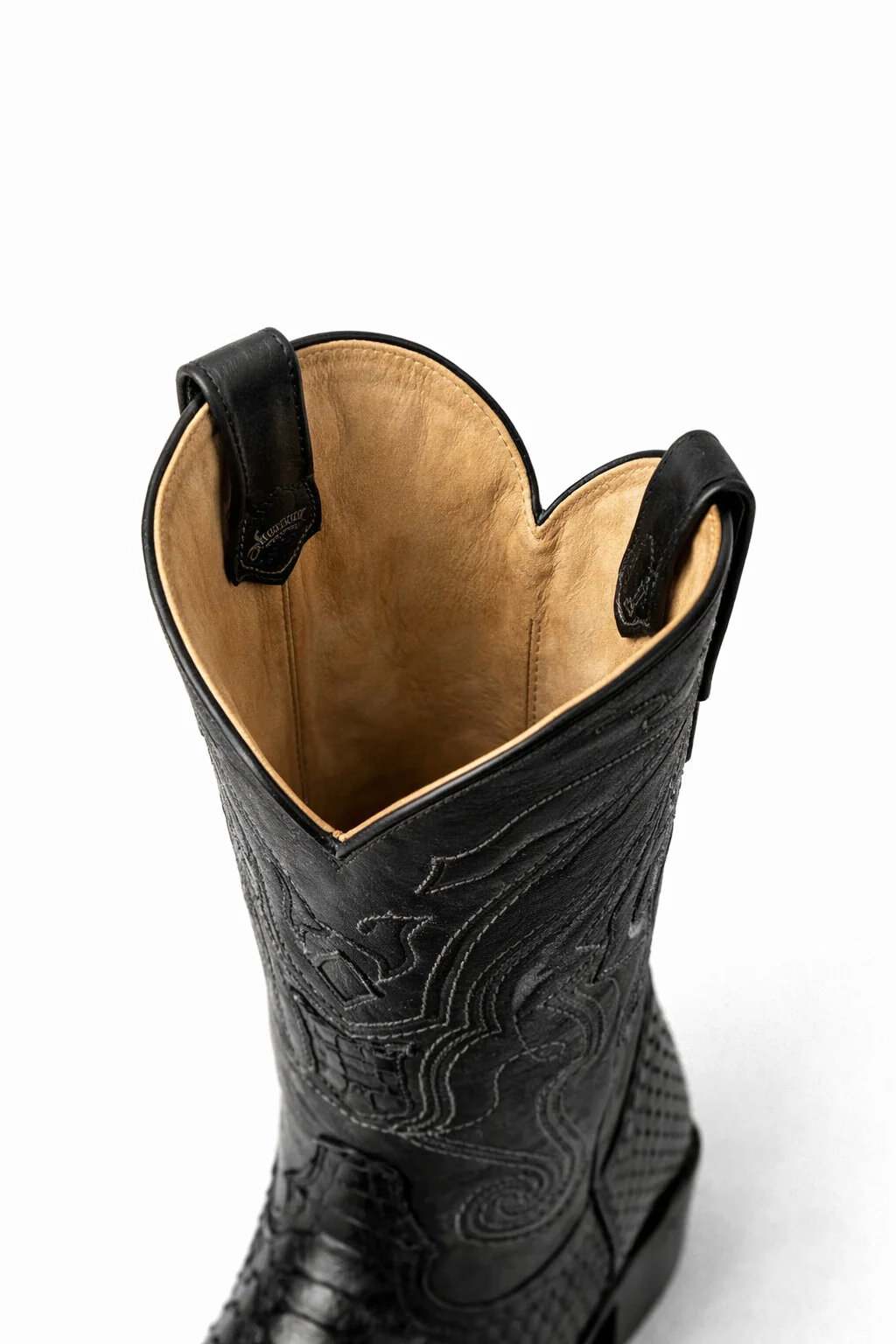 Men's Wild West Python Skin Yellow Gold J Toe Boots 29957 - Image 13
