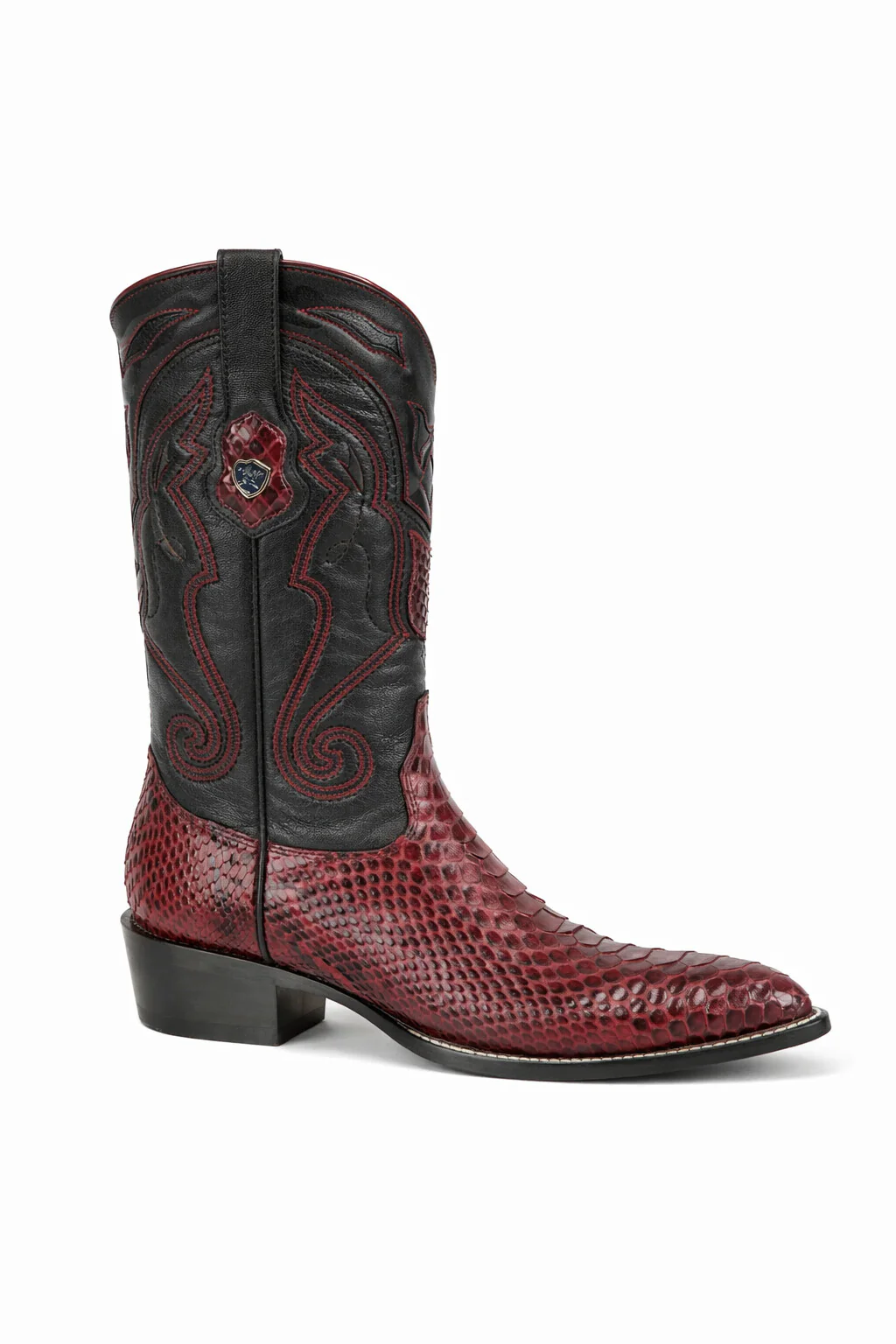 Men's Wild West Python Skin Yellow Gold J Toe Boots 29957 - Image 18