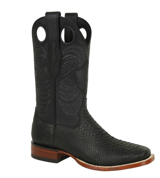 Men's Wild West Python Skin Rodeo Toe Boot 2818G5705 - Image 4