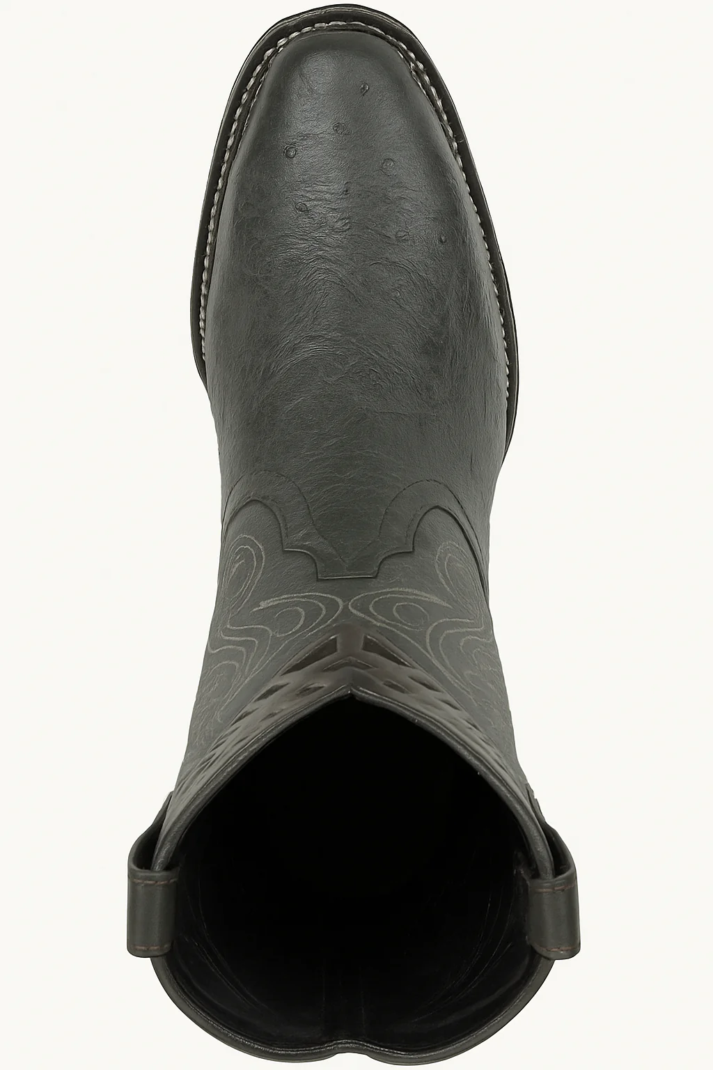 Men's Wild West Smooth Ostrich Skin 3X Toe Boots 29504-B - Image 12