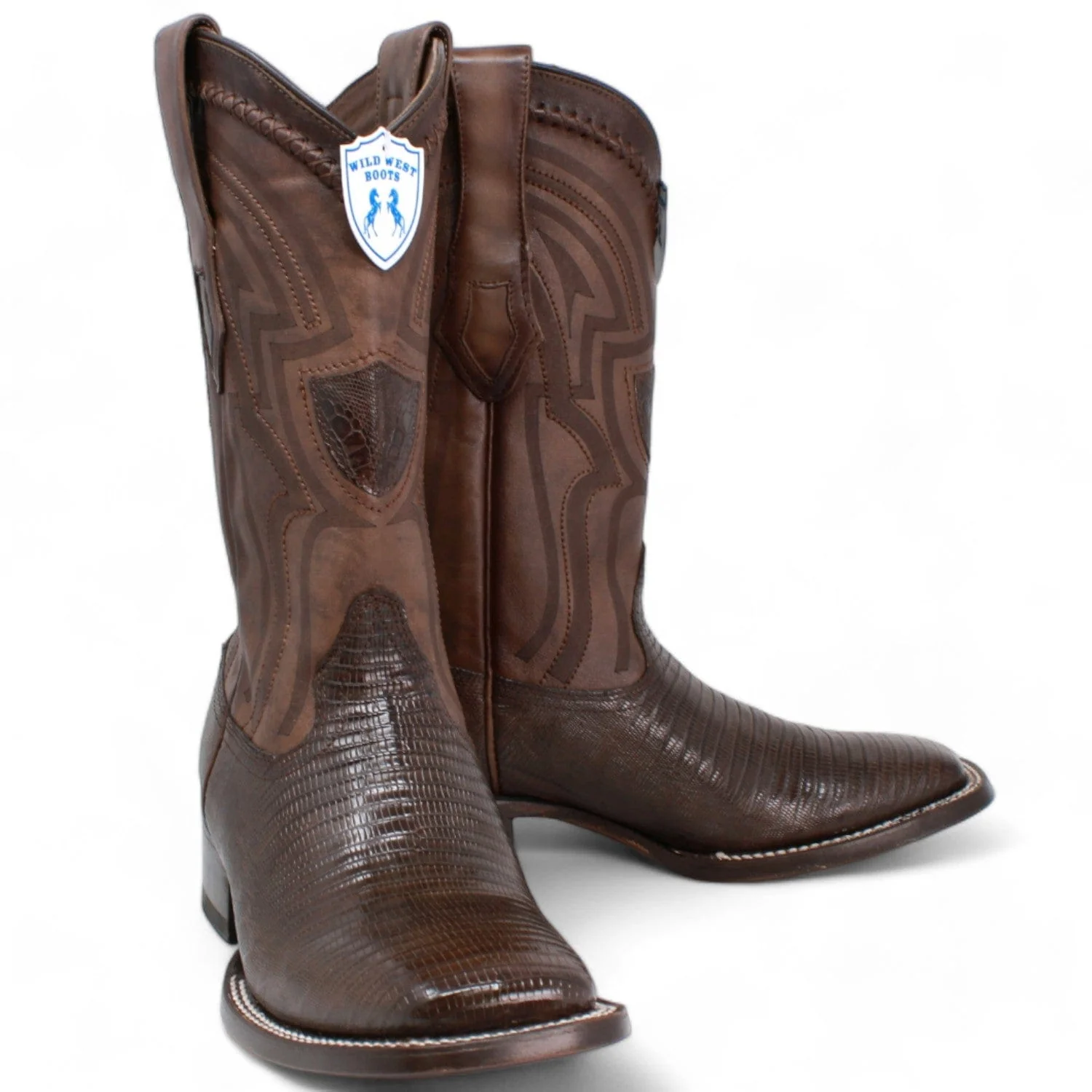 Men's Wild West Teju (Lizard) Ranch Toe Boots 2824L07 - Image 7