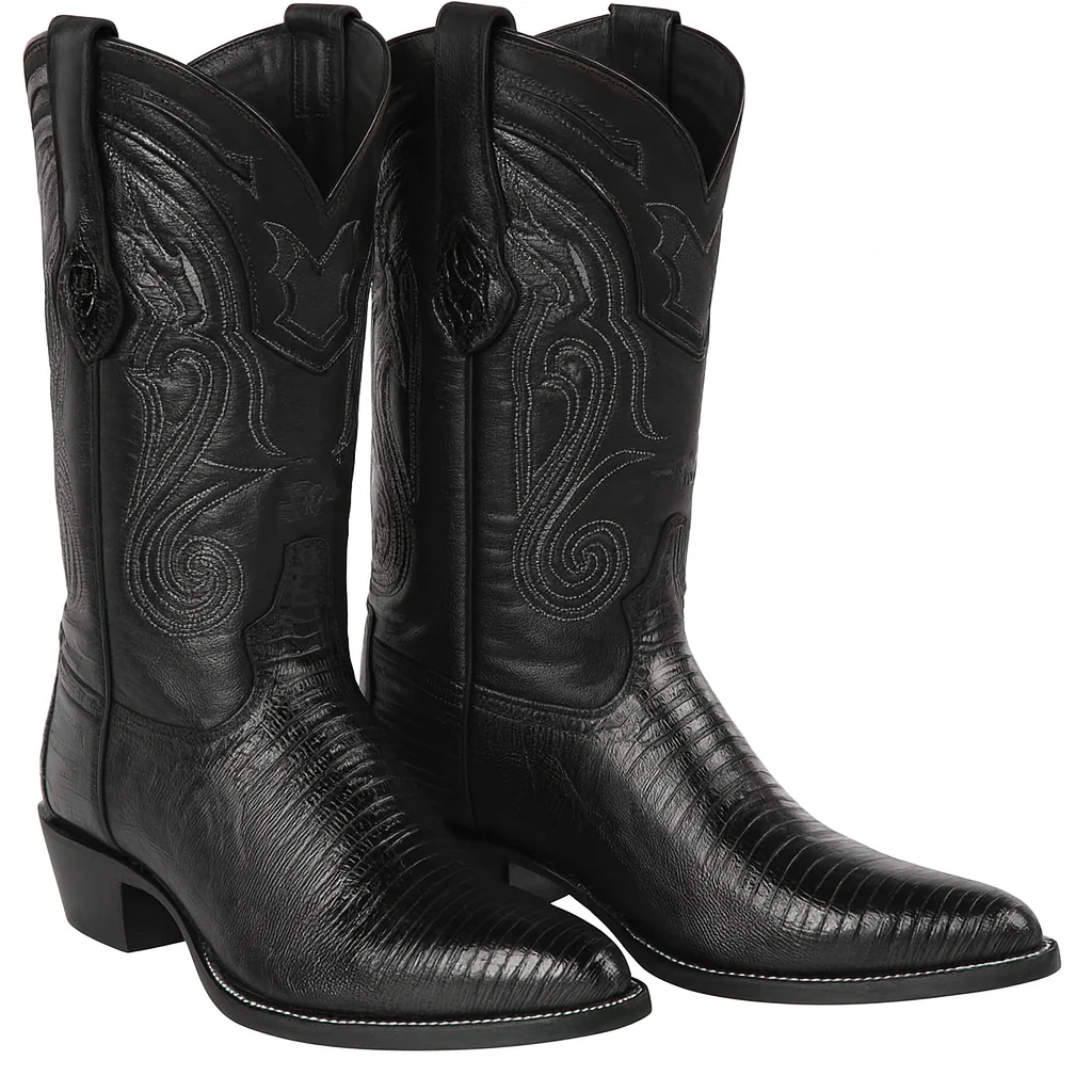 Men's Wild West Teju Lizard Skin J Toe Boots 29907 - Image 6