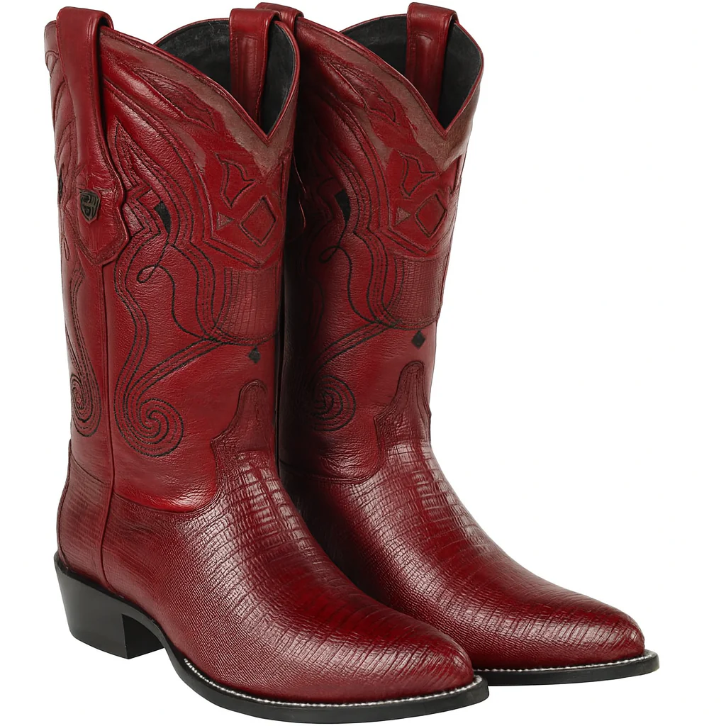 Men's Wild West Teju Lizard Skin J Toe Boots 29907 - Image 7