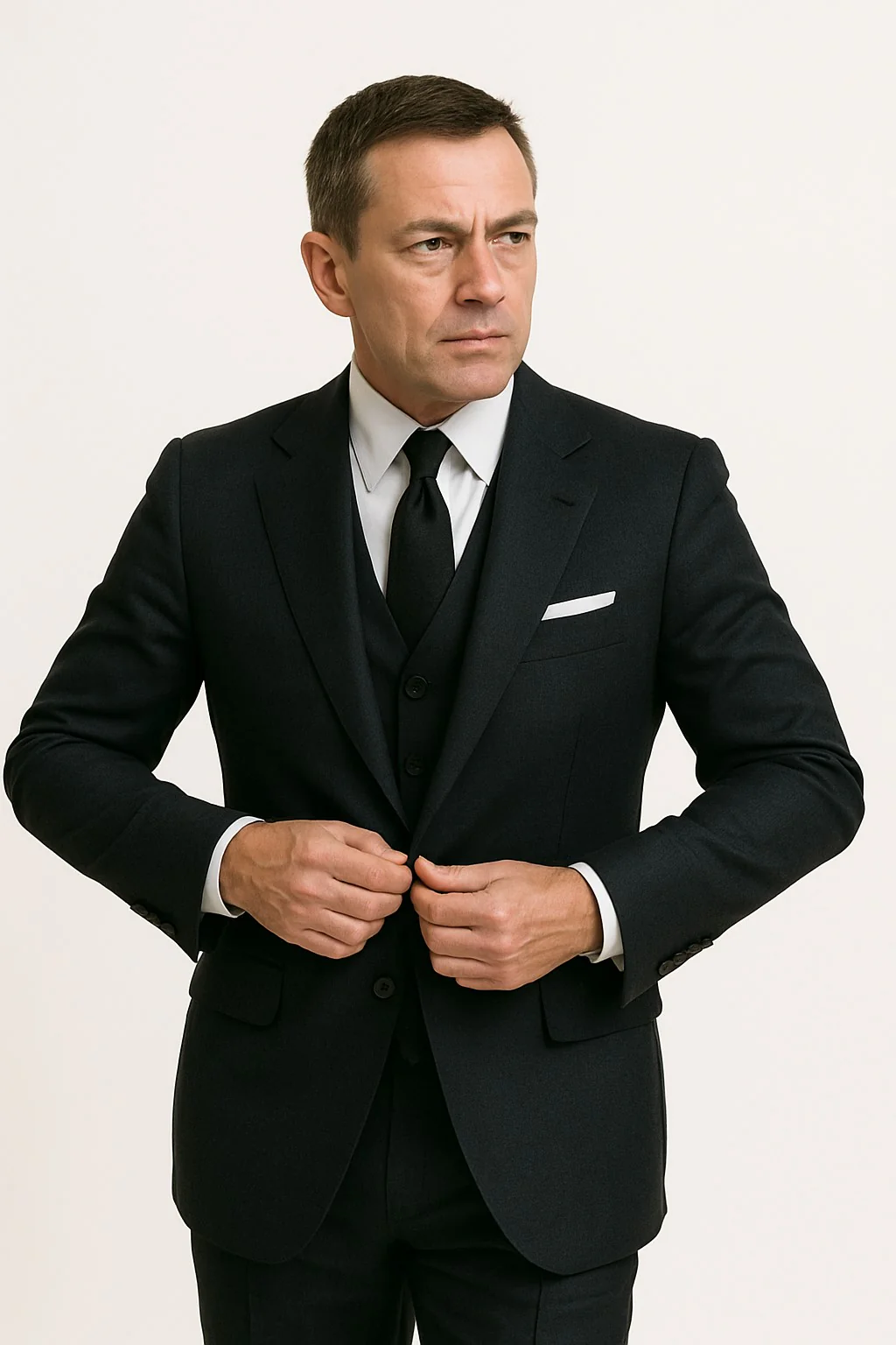 James Bond Costume - James Bond Two Button Suit - Image 4