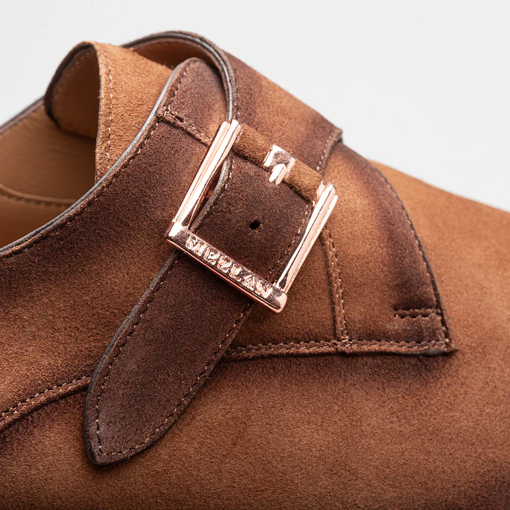 Mezlan Albini Suede Monk strap - Image 4