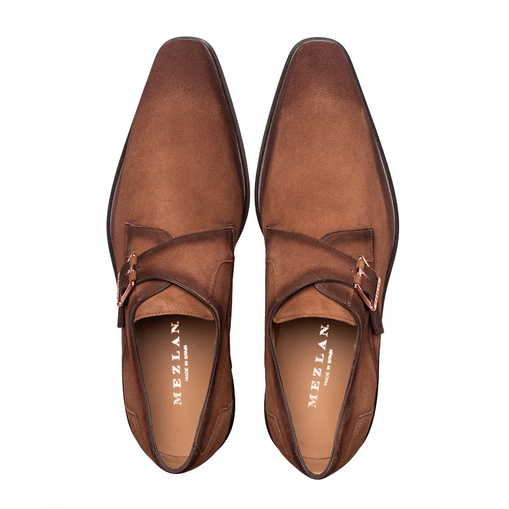 Mezlan Albini Suede Monk strap - Image 5