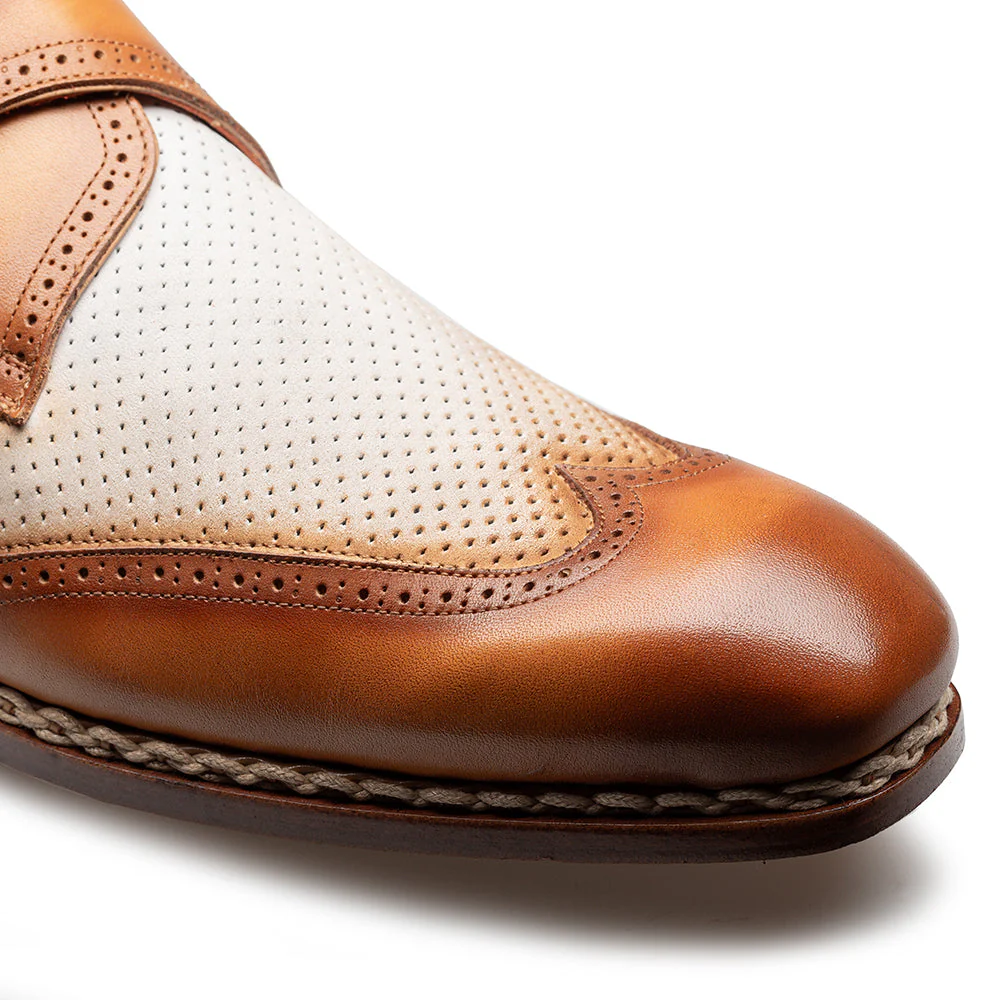 Mezlan Blanes Spectator Monk Strap - Image 4