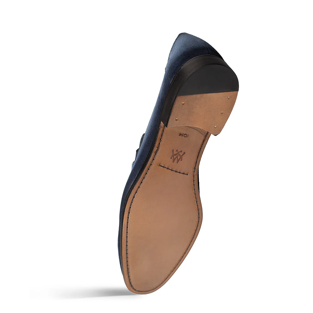 Mezlan Bracco Suede Ornament Loafer - Image 3