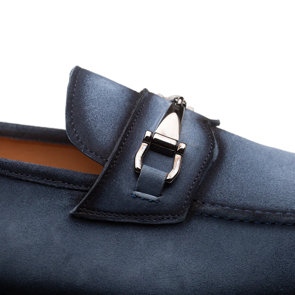 Mezlan Bracco Suede Ornament Loafer - Image 4