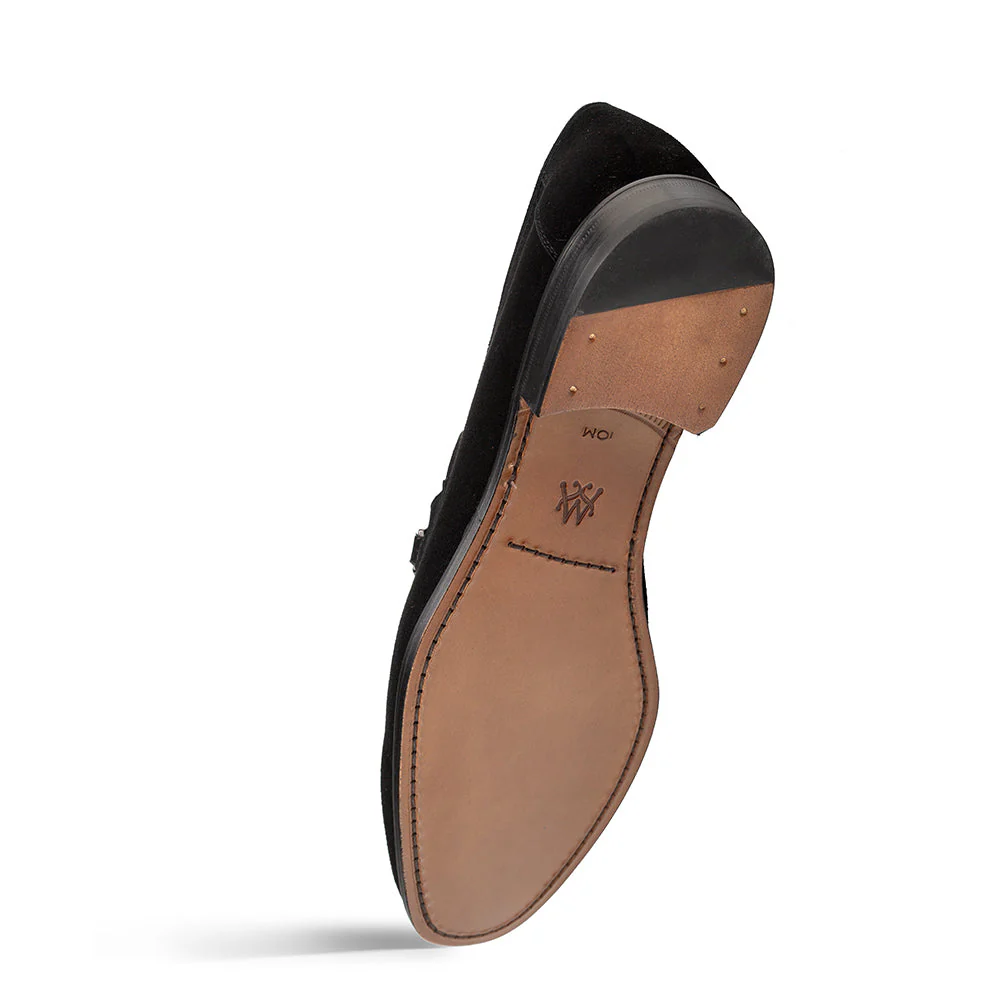 Mezlan Bracco Suede Ornament Loafer - Image 8
