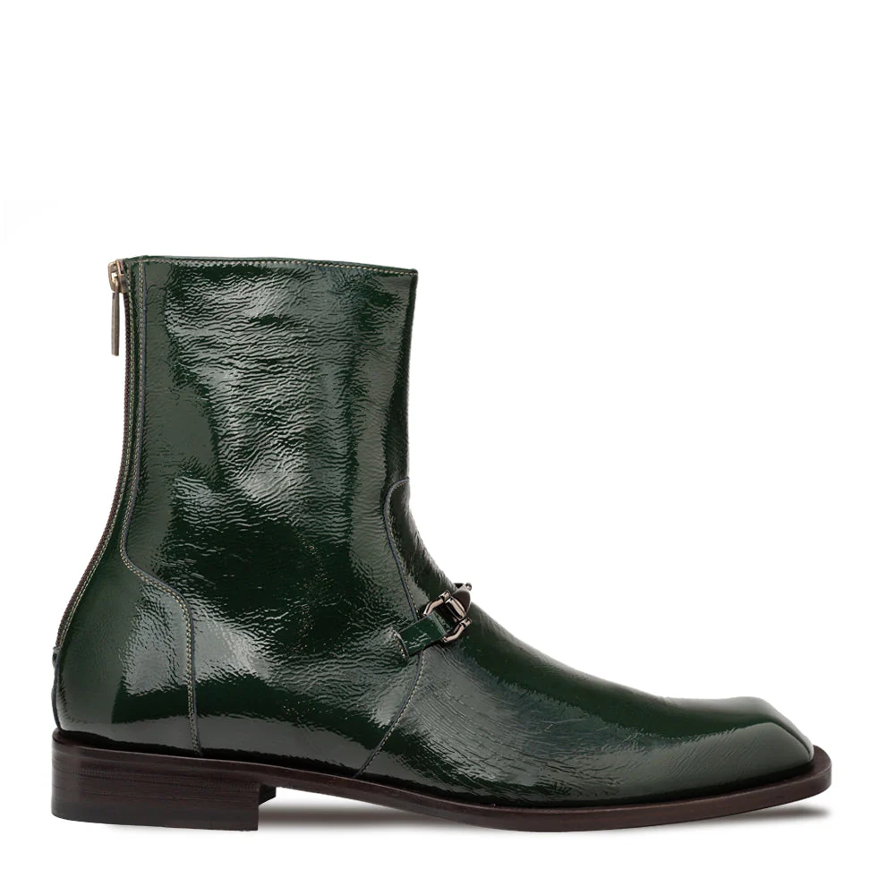 Mezlan Buscemi Hi-Shine Ornament Boot - Image 6
