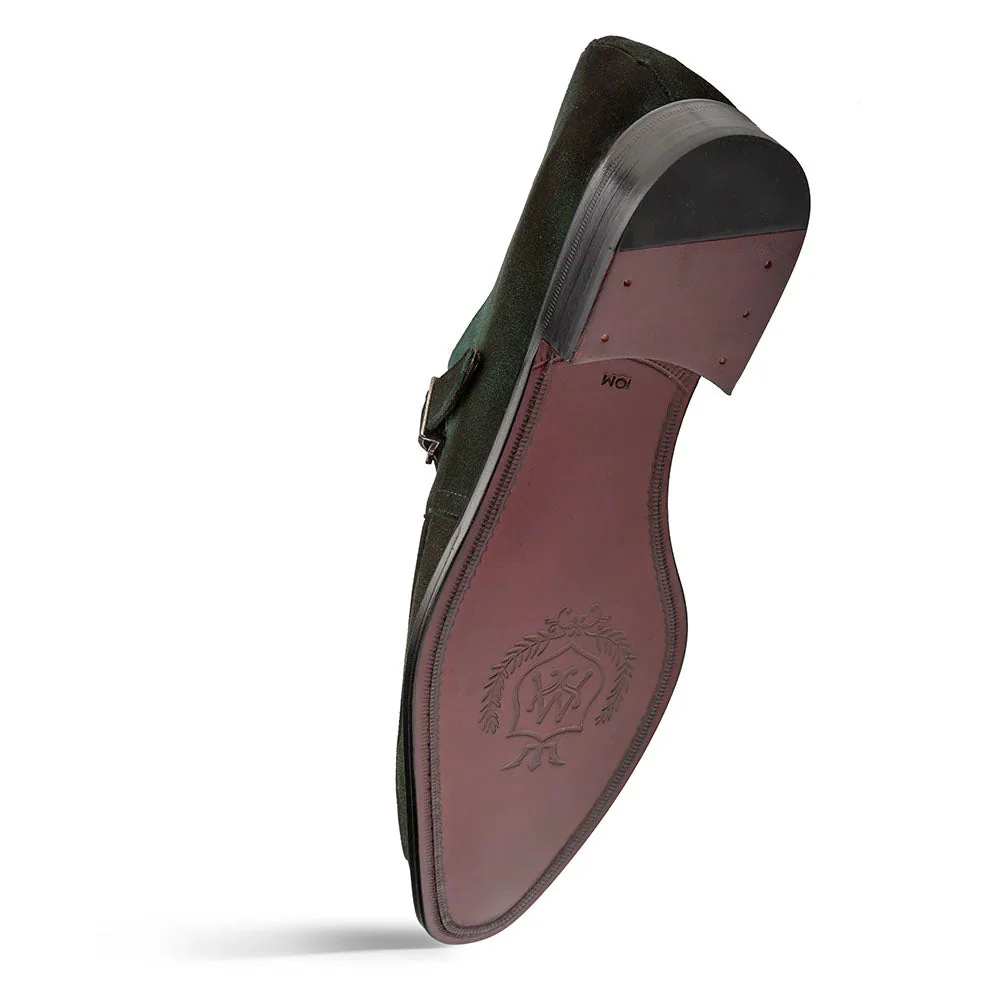 Mezlan Diesel Suede Monk Strap - Image 3