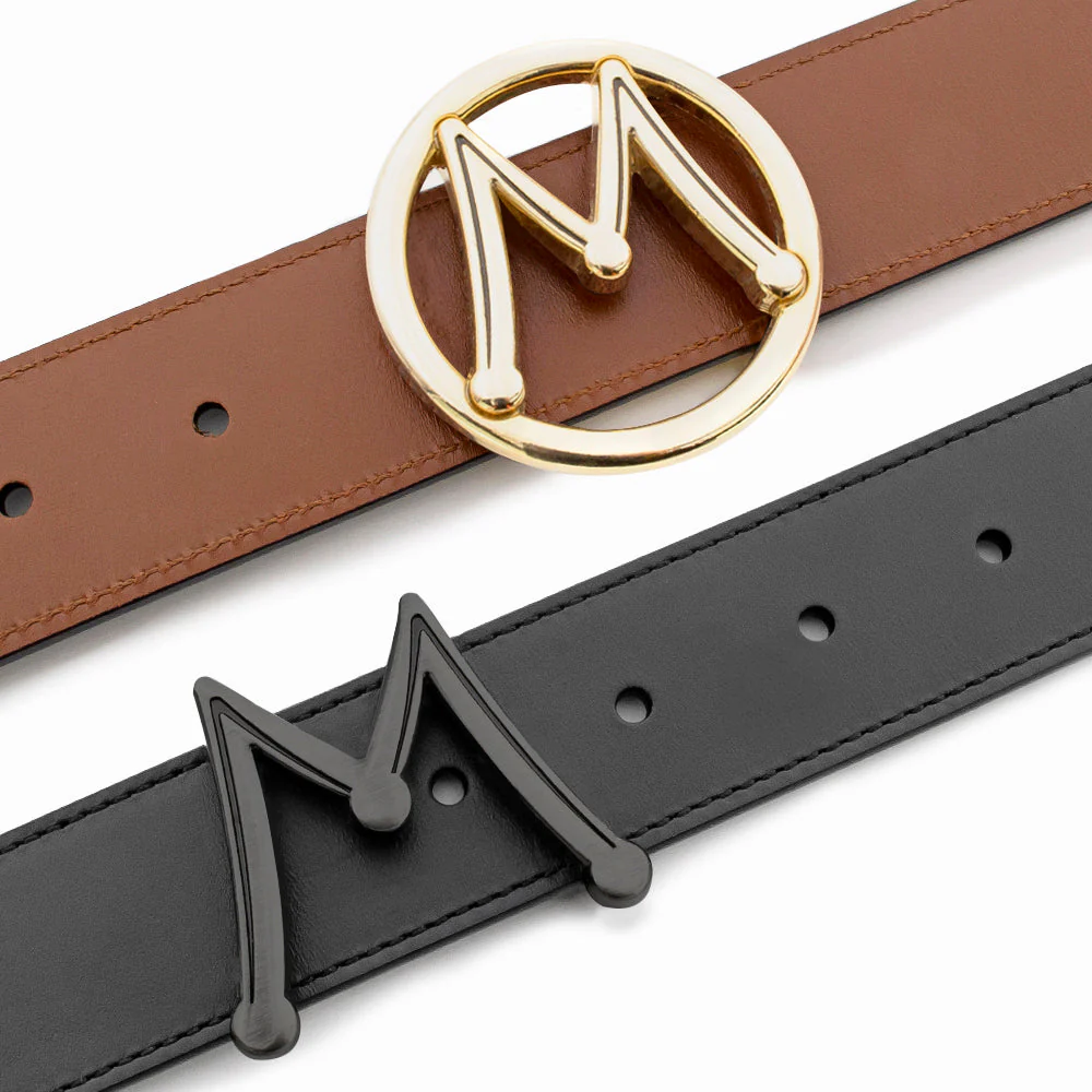Mezlan Reversible Exotic Strap / Interchangeable Dual Buckles