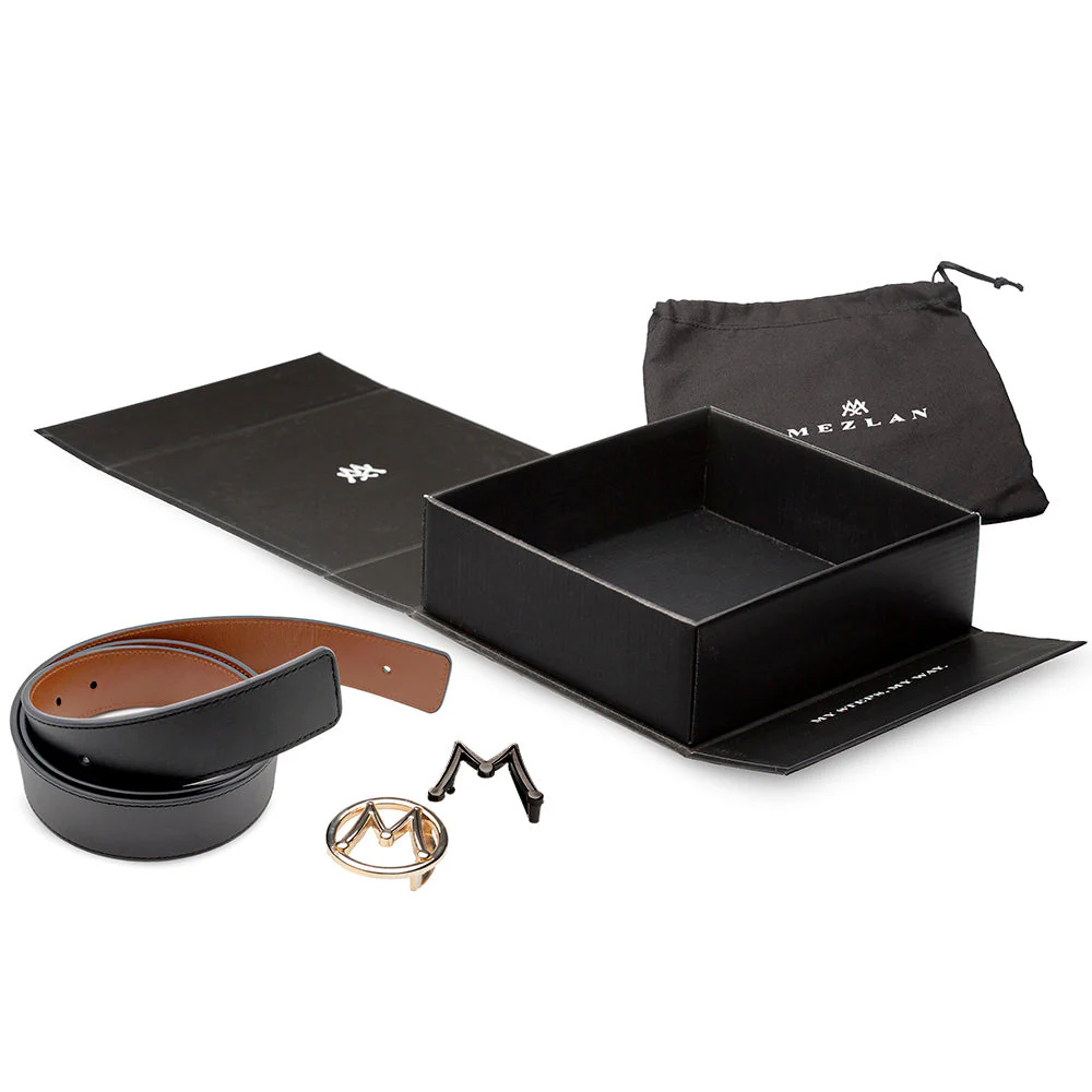 Mezlan Reversible Exotic Strap / Interchangeable Dual Buckles - Image 2