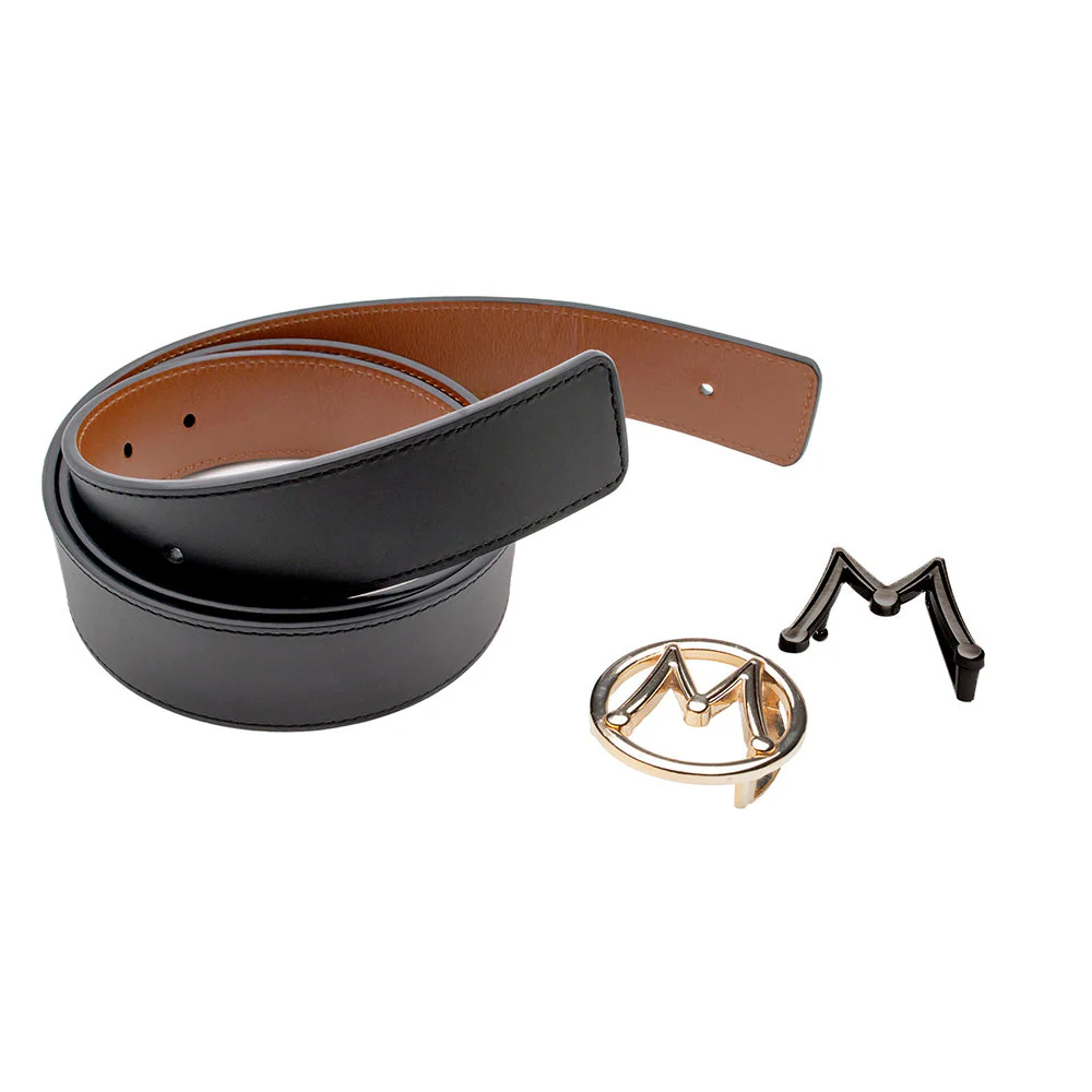 Mezlan Reversible Exotic Strap / Interchangeable Dual Buckles - Image 3
