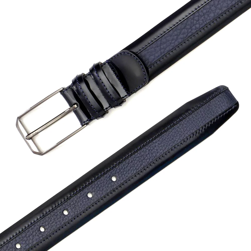 Mezlan Leather and Deerskin Belt - Image 5