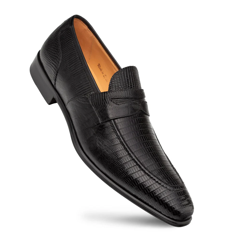 Mezlan Mayor Lizard Penny Loafer - Image 7