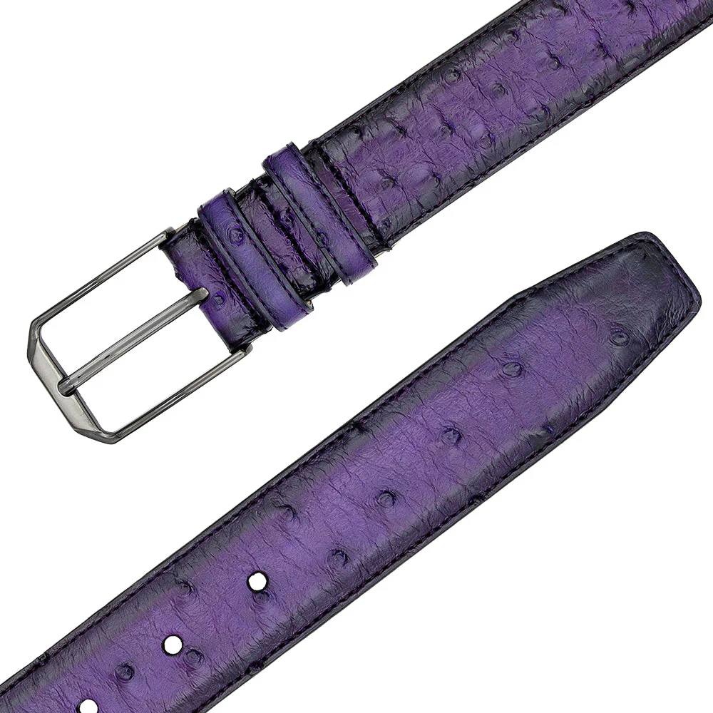 Mezlan Ostrich Skin Belt - Image 5