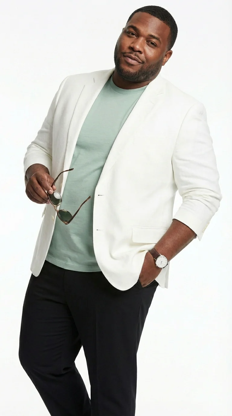 Miami Vice  Sonny Crockett Mens White Blazer – Classic Fit Formal Casual Dress Jacket for Business and Wedding Iconic Characters  Pop Culture - Image 14