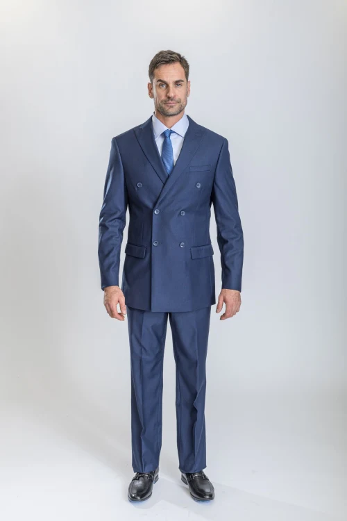 Midnight Blue Caravelli Suit - Designer Caravelli Jacket and Pants