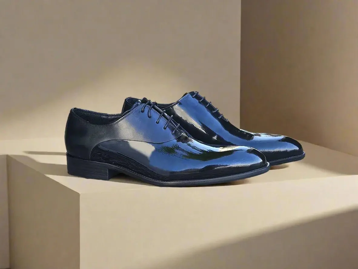 Mix Media Patent Leather Oxford - Image 9