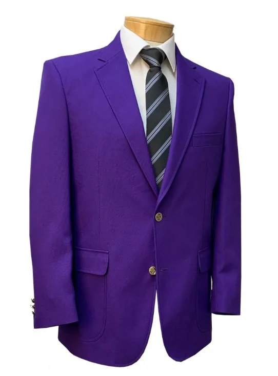 Neil Allyn Career Basics Men's Purple Blazer Jacket - Image 9