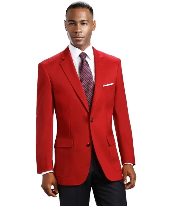 Neil Allyn Career Basics Men's Red Blazer Jacket - Image 8