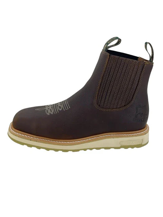 Ocre Square Toe Double Density Work Botin Rodeo - Image 2