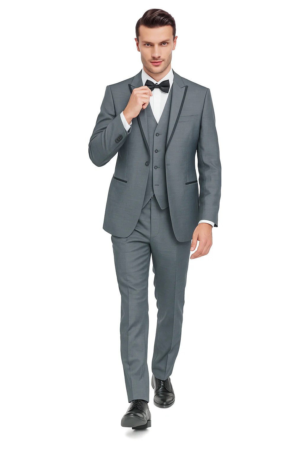 Oscar Tuxedo Sharkskin Gray or Blue by Giorgio Fiorelli - Image 11