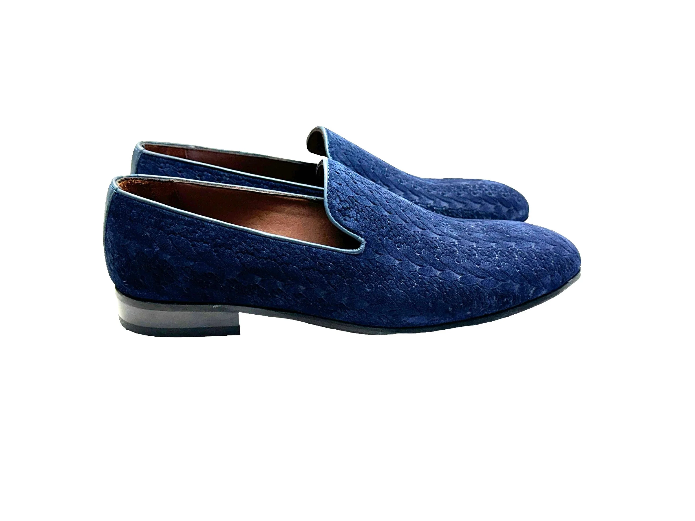 P000504 - Warren Loafer Navy Suede - Image 2