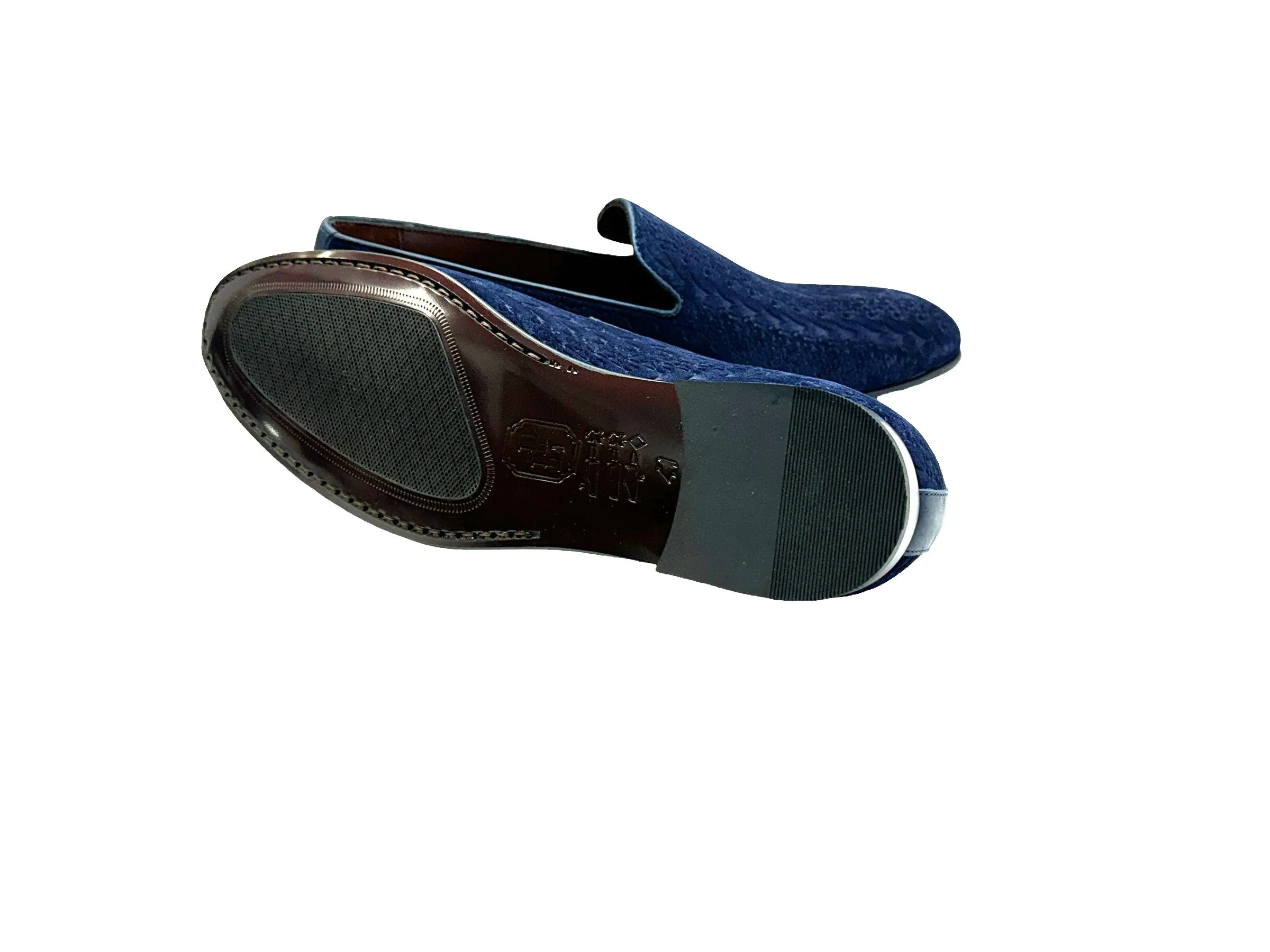 P000504 - Warren Loafer Navy Suede - Image 3