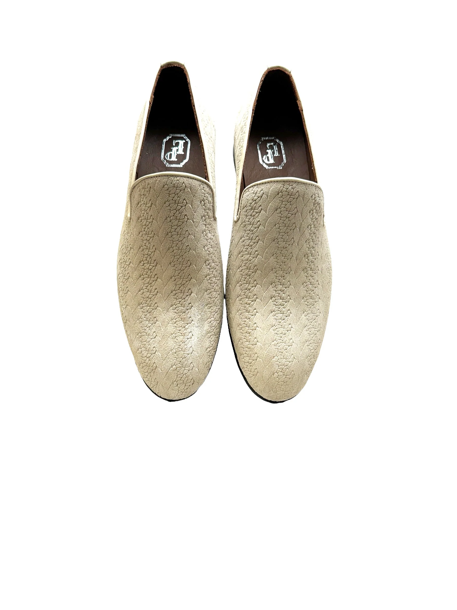 P000505 - Warren Loafer Beige Suede - Image 4
